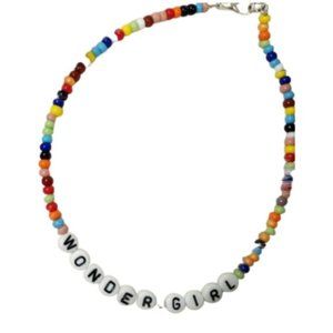 ✨ Elevate your style with this exquisite Wonder Girl Beaded Necklace by London!